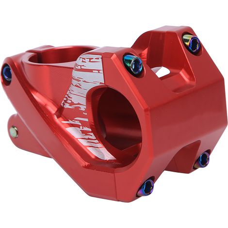 Potence de Vélo Alliage Aluminium Léger Creux Court Guidon Accessoire Cyclisme (1/5)