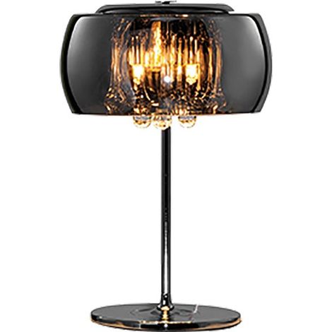 Lampe de table chrome verre miroir 3xg9 h 43cm  28cm - trio - vapore 44389821 44389821 44389821 44389821 44389821 44389821 (1/4)