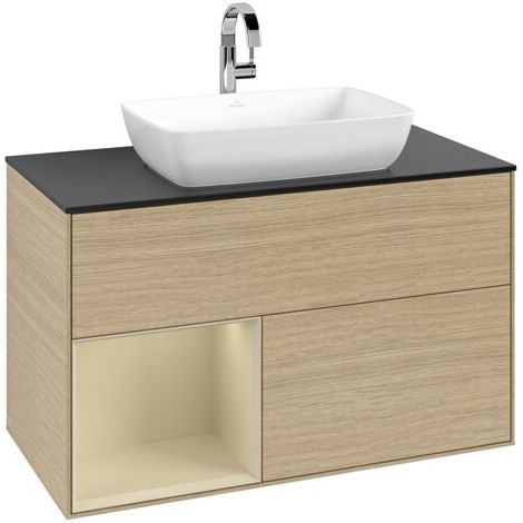 Villeroy & Boch F772HJPC Meuble sous-lavabo Finion F77 (1/3)