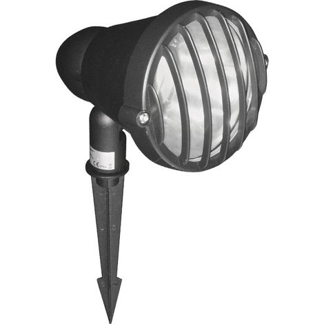 Außenspieß de jacinto ip54 1xe27 b.23xh.23xh.23xd.17cm schwarz aluminium
