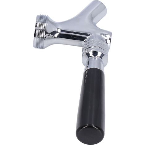 Robinet tireuse biere fût mitigeur inox 304 laiton 28mm filetage mâle pour bar restaurant salon lot 1 corps 1 poignée argent (1/5)