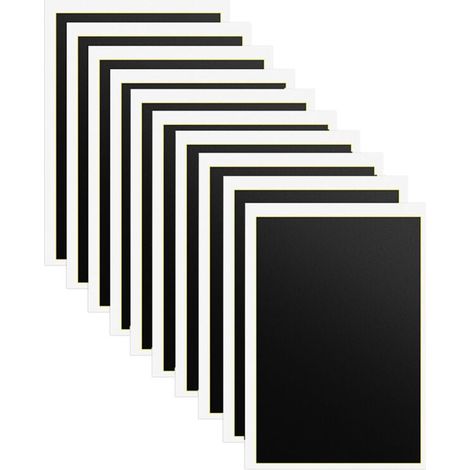 Papier de Marquage Gravure Laser, 10 PièCes Couleur Laser pour Graveur 15,4 X 10,6 Pouces Noir CéRamique Verre MéTallique (1/4)