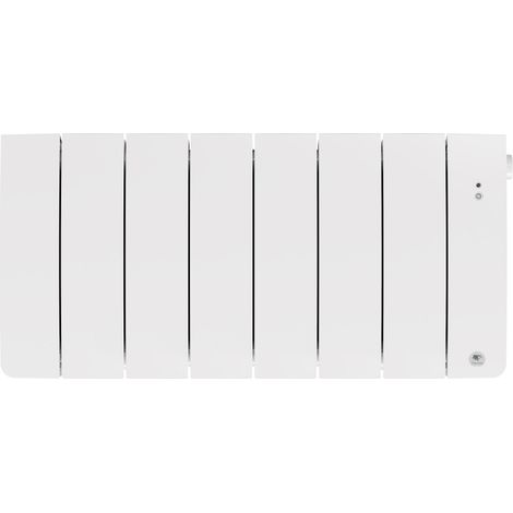 Thermor – Radiateur à inertie chaleur douce 1000W connecté blanc brillant – Aluminium recyclé – Contrôle à distance via Cozytouch – 494836 (1/10)