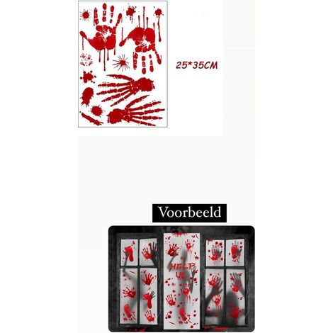 Autocollants Halloween pour fenêtre - Motif fantôme - Grande taille - Décoration effrayante - Accessoire (1/4)