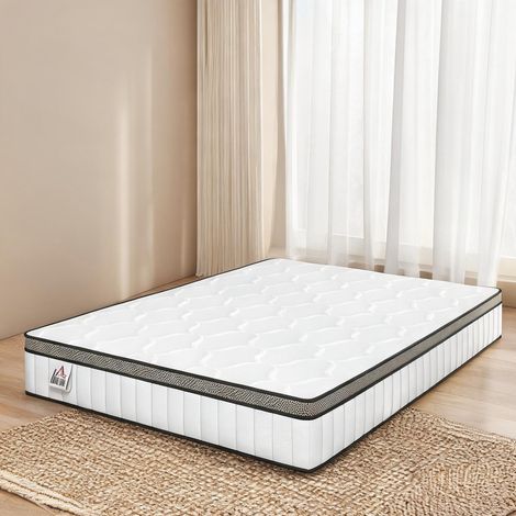 Matelas blanc 190 x 140 x 20 cm (1/5)