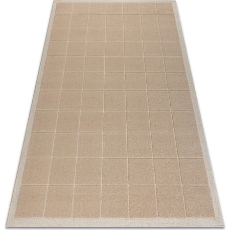 FLUX 461.118.SA131 Wollteppich OSTA - Geometrisch, Strukturell, Loft beige / creme beige 120x170 cm