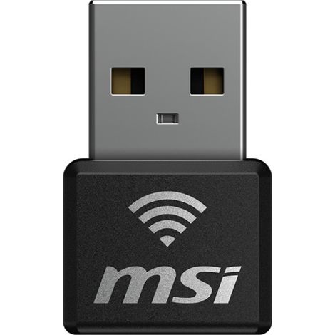 msi AX1800 Nano adattatore WiFi nero compatto (1/4)