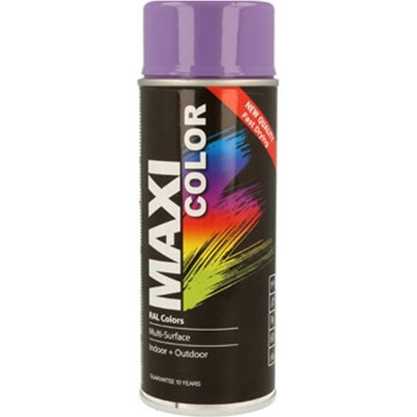 Pintura spray maxi color brillo 400 ml ral 4005 lila azulado