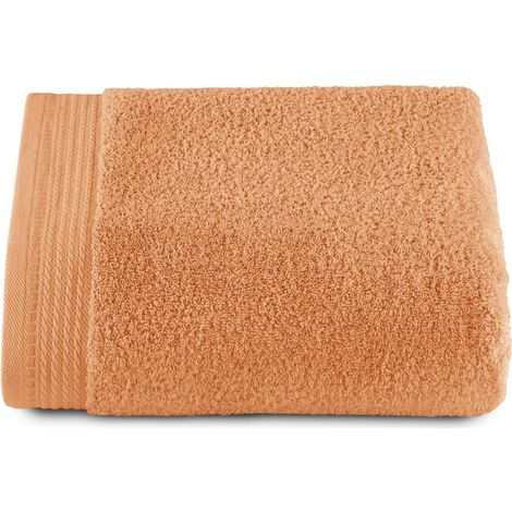 Grandes Serviettes de Bain - Serviettes de Bain - 1 Serviettes de Douche - 70x140 cm - 100% Coton - 600 Grammes - Papaye (1/5)