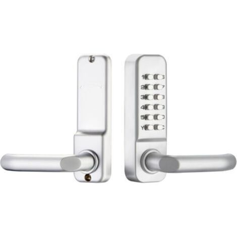 Poignée à code Serrure à code mécanique étanche, combinaison de code à 1 à 11 chiffres Mot de passe de sécurité Serrure codée Serrure de porte à combinaison mécanique sans clé pour porte de bureau en (1/5)