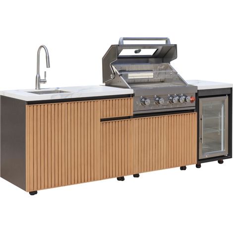 Cuisine d'extérieur BBQ Helena - 248cm x 61cm x 90cm (1/5)