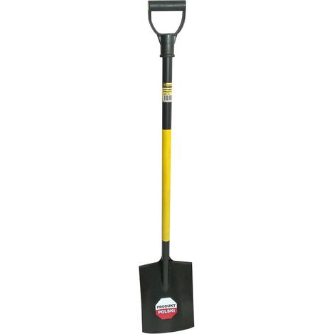 PALA RECTA CON EJE METÁLICO Y MANGO DE PLÁSTICO - G-200-0450