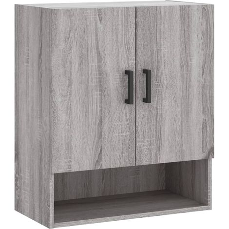 vidaXL Armadietto a Muro Grigio Sonoma 60x31x70cm in Legno (1/5)