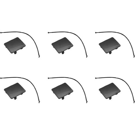 Sei coperture per fori di sollevamento laterali e tappi paraurti per Mercedes-Benz Classe S W140 W220 (modelli 2000-2006) 1406980330