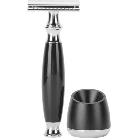 Rasoir manuel détachable pour homme, lame double tranchant, couteau de rasage de sécurité pour salon de coiffure à domicile (1/5)