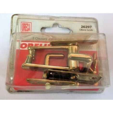 ORECA - CHIUSURA A LEVA PER SERRAMENTI CON NOTTOLINO 25MM