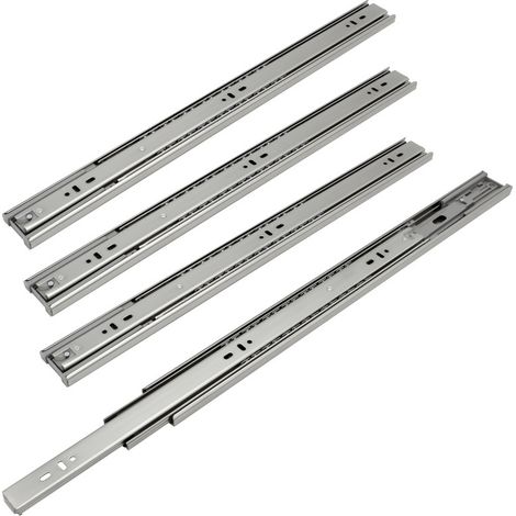 SWANEW Guide per cassetti Guida a estrazione totale 45 mm Guida telescopica 45 mm 400 mm 4 pezzi (1/5)