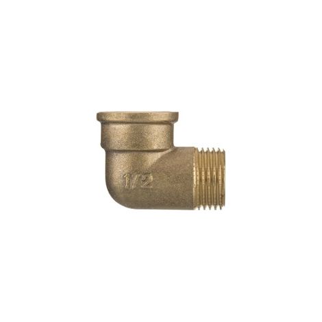 Conector MOS, codo hembra-macho, rosca interna/externa de 3/8'' - H/ZM-01-010