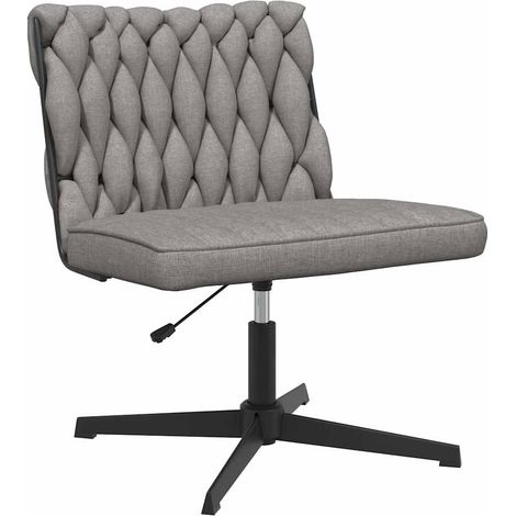 Chaise pivotante de bureau,Fauteuil de bureau, Chaise Gaming Gris clair Tissu CFW12901 (1/5)