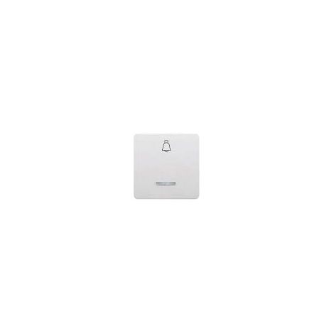 Tecla pulsador campana ancha BLANCA con luminoso BJC 17716-L
