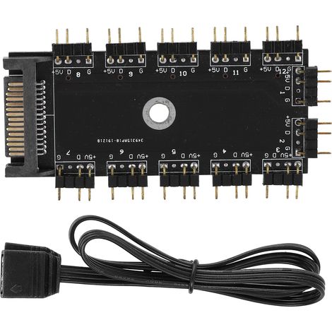 Station d'accueil portable 3 broches avec interface SATA et éclairage ARGB pour ordinateur (1/5)