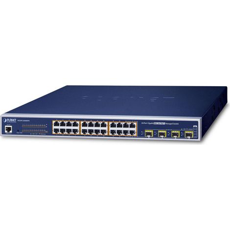 PLANET Technology Planet WGSW-24040HP4 sw L2 24P Giga PoE+ 440W & 4 SFP bi-vit (WGSW-2404HP4)