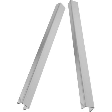 Balacoo Lot de 2 protections placard en acier inoxydable pour portes e (1/5)