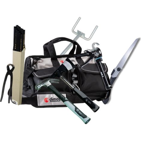 Spezial-Werkzeugtasche für Dachziegel mit 7 wichtigen Werkzeugen - DIMOS - 980321