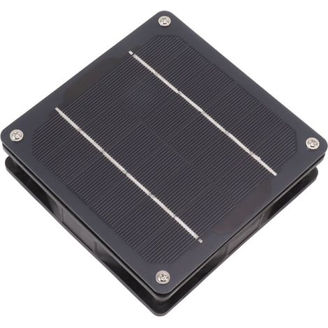 Ventilateur Solaire 5W Monocristallin pour Poulailler, Abri et Maison d'Animaux - Économie d'Énergie DC12V
