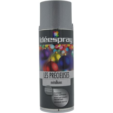 Aérosol - ADEIA - Sinto Precieu métalis - Argent brillant - 400 ml - Bombe de peinture métallisée