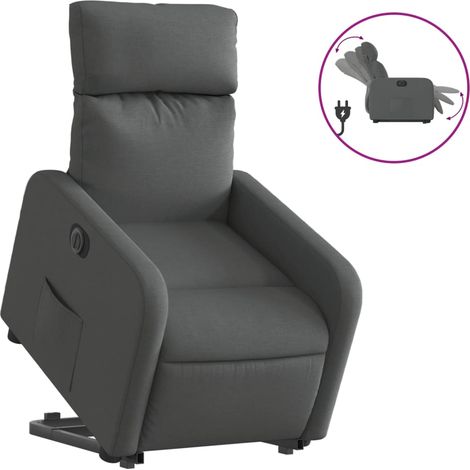 Maison Exclusive - Relaxsessel mit Aufstehhilfe Elektrisch Dunkel