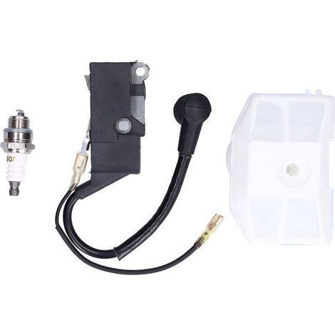 Bobine d'allumage + filtre à air + bougie – 45/52/58cc – Démarrage instantané – pour tronçonneuses 4500/5200/5800
