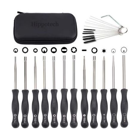 Pair Lot de 12 outils de réglage de carburateur avec scredrivers acircle pour petit moteur 2 temps pour Husqvarna pour STHIL pour tronçonneuse ECHO (1/5)