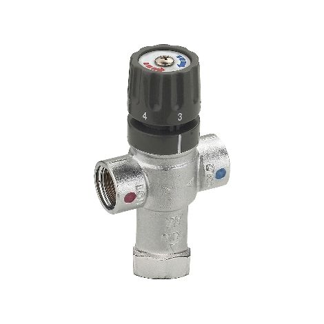 MISCELATORE TERMOSTATICO IN OTTONE- 1/2- IDRAL- pezzi 1