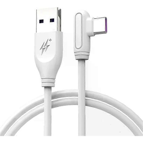 Câble de charge rapide USB-C coudé à 90°, 0,5 m, ENKAY ENK-CB109 (1/2)