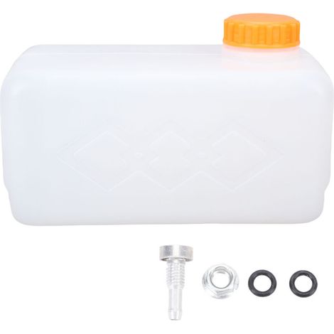 Jeffergarden Réservoir de carburant en plastique 5L, excellente étanchéité, chauffage de stationnement, stockage d'huile et d'essence pour maison, camping-Car, Camping (1/5)
