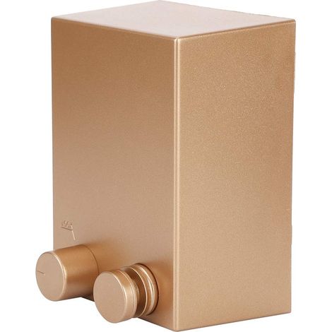 Stendibiancheria retrattile in ABS e acciaio inox (oro).