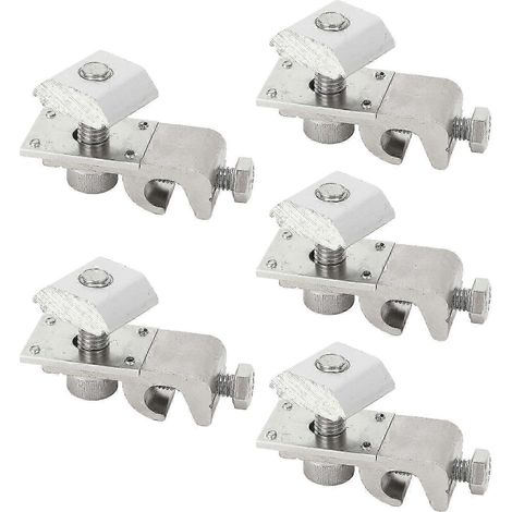 bornes de mise à la terre pour panneaux solaires, système d'installation photovoltaïque, pince métallique, support de serrage de câble, pince de mise à la terre intelligente (1/5)