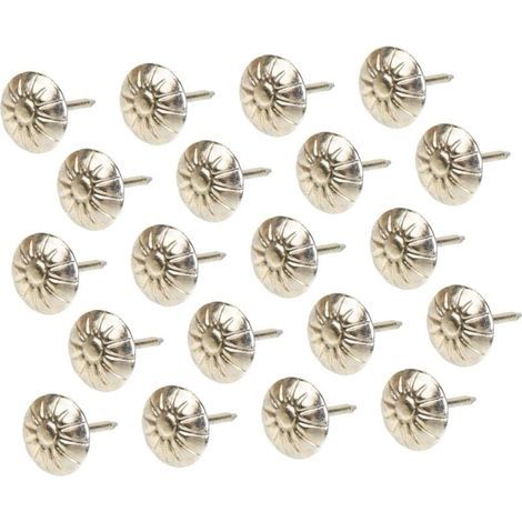1000 Punaises Adhésives pour Tenture Murale Rondes Rétro en Laiton Antique Décoratives (1/4)