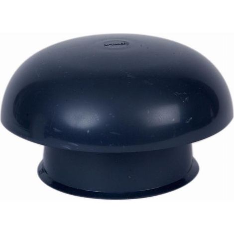 Nicoll – Chapeau de ventilation simple Ø160/259 mm – Embase en PVC anti-UV – Sortie de toit pour espaces confinés – CC16