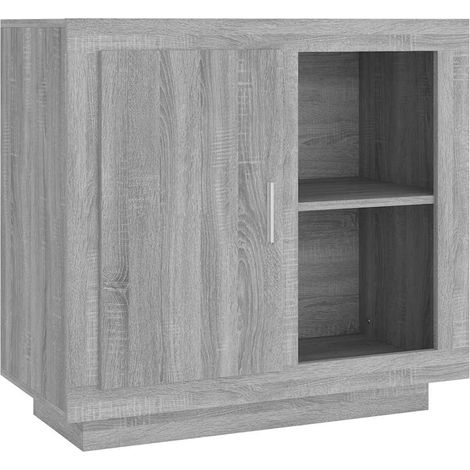 Maison Exclusive - Credenza Grigio Sonoma 80x40x75 cm (1/5)