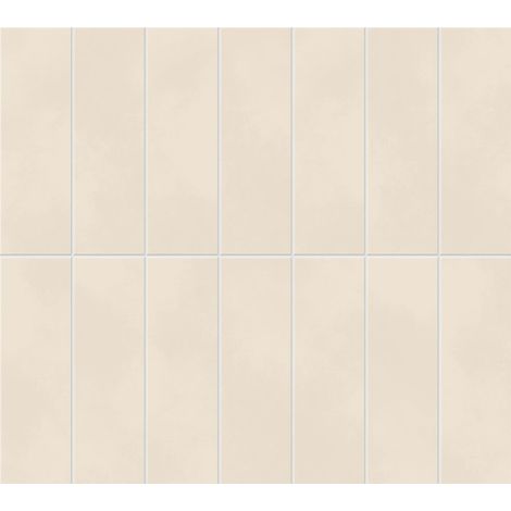 Mosaïque effet Béton Beige Lin Brick 37x33x0,85 cm Mat Cortivo - Mur intérieur (vendu par carton de 0,7326 m²) - RO'MA CARRELAGE