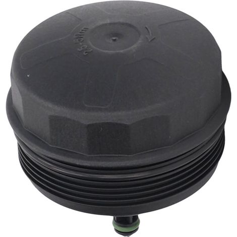 11427525334,Couvercle De Boîtier De Filtre À Huile De Voiture,Couvercle De Boîtier De Filtre À Huile 11427525334 Rempment Abs Noir Pour 1 2 3 Séries X6 X5 328I. (1/5)