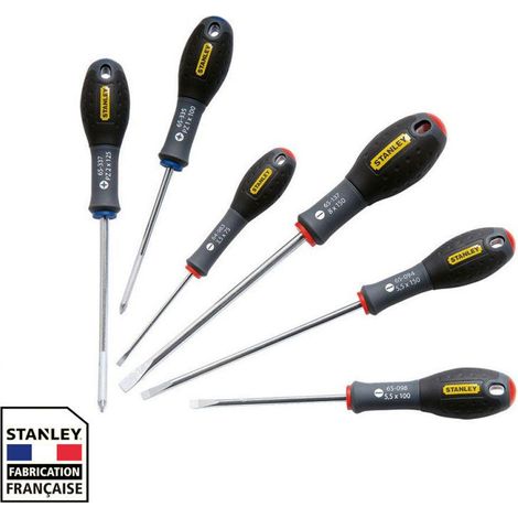 Jeu de 6 Tournevis - STANLEY FATMAX - 0-65-428 - Electricien + Mecanicien + Pozidriv (1/2)
