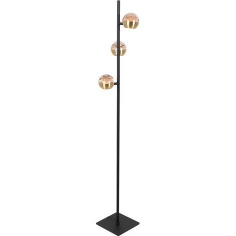 Steinhauer Exclusive - stehlampe - BELLUNO - messing - glas (1/4)