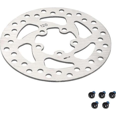 120-mm-Bremsscheibe mit 5 Schrauben, aus Edelstahl, für den Elektroroller PRO PRO2. (1/5)