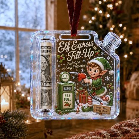 Porte-monnaie de Noël mignon pour faire le plein - Boîte à monnaie pour enfants