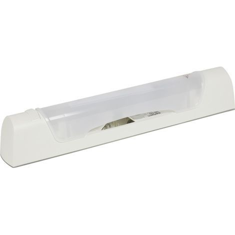 Prismaline Badezimmer-Wandleuchte mit Schalter – Gehäuse aus einem Stück Polycarbonat – Schutzart IP23 für Badezimmer – 230 V (1/3)