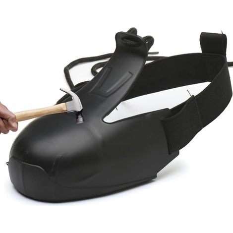 Sicherheitsüberschuhe aus Stahl, universelle industrielle Stahlkappe, stoßfest, rutschfest, Unisex-Schuhschutz, Größen 35-47