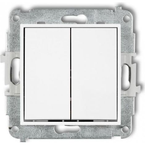 Mini interruttore a candelabro bianco MWP-2